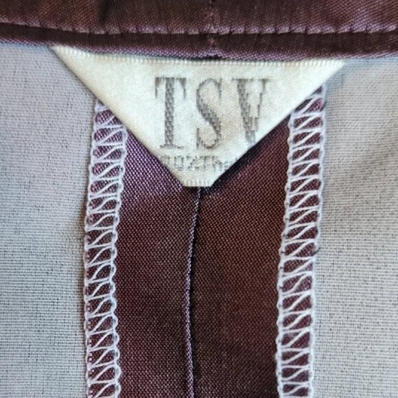 Light Purple and Peach 100% Thai Silk Vest - M/L - Picture 9 of 15